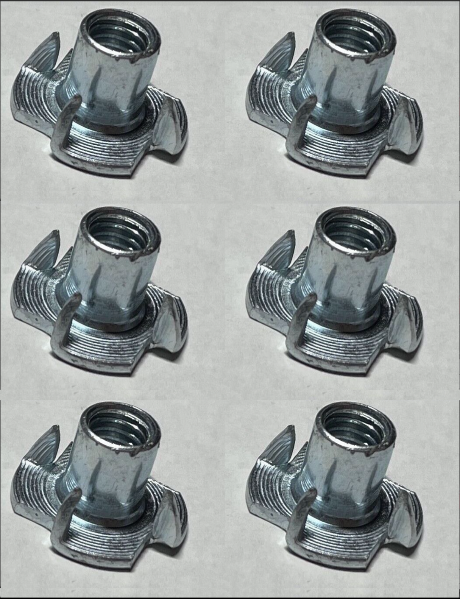 6x IKEA NUT METRIC INSERT M6 NUT TEE 18mm Diamater PART 100750 | eBay