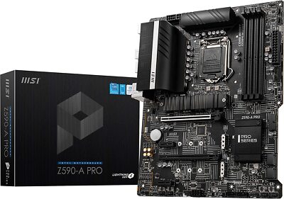 MSI Z590-A Pro Mainboard Sockel 1200 Intel Z590 DDR4 7.1 Sound USB-C 3.2 M.2