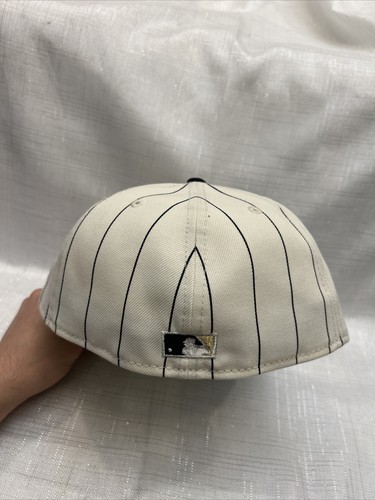 NWT New Era 59Fifty Houston Astros Fitted Hat Cap 35 Years Patch Pinstripe 7 3/8 - Picture 6 of 6