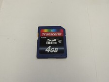 Genuine OEM Transcend 4GB SDHC Memory Card - Class 10