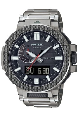 CASIO PRO TREK PRX-8001YT-7JF MANASLU Radio Solar Men Watch Digital & Analog NEW