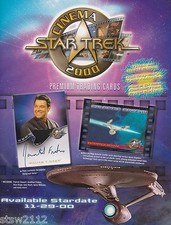 STAR TREK CINEMA 2000 MASTER SET AUTOGRAPHS GALACTIC CONFLIX VARIANTS REDEMPTION