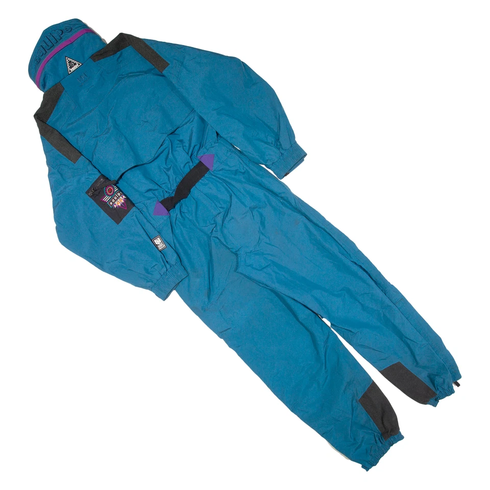 Traje de esquí HELLY HANSEN para mujer azul nailon relajado S W28 L29 Foto 3 de 4