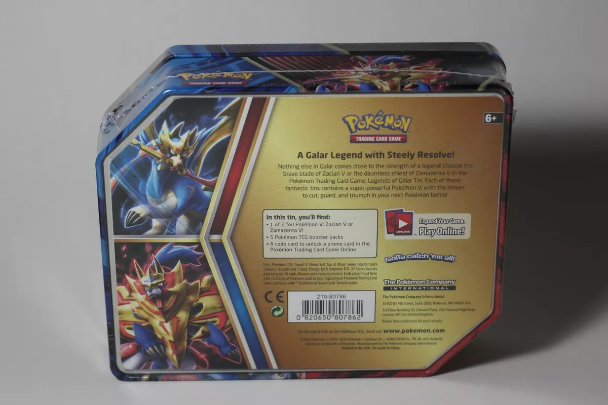 Pokémon TCG: Legends of Galar Tin (Zamazenta V)