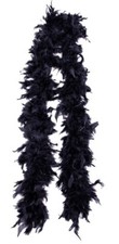 Black Feather Boa Feather Scarf 1920s Accessories Burlesque Charleston Diva