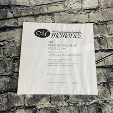 Creative Memories 12 X 12 RCM-12DPS Consultant Demo Album Pages
