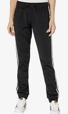 Adidas BLACK Women's Primegreen Slim Tapered Track Pants, size L