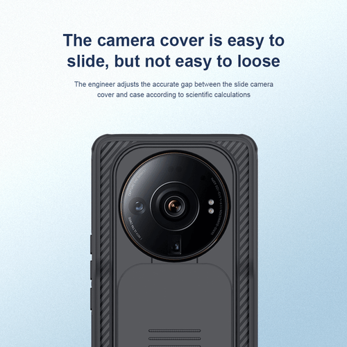 Nillkin CamShield Pro Lens Protector Case Cover for Xiaomi 12S Ultra - Black - Picture 5 of 11
