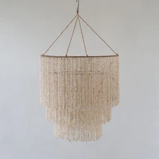 Bohemian Seashell Chandelier Tiered