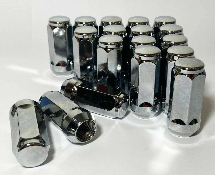 24 tuercas cromadas 14x1,5 abultadas bellota 1,77" para Chevy GMC Silverado Sierra 1500 Foto 3 de 4