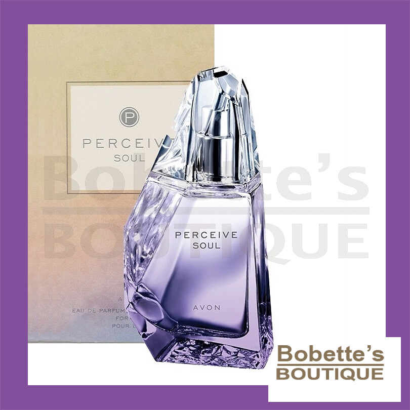 Eau de parfum Perceive Soul Avon pour femme en flacon vaporisateur de 50 ml