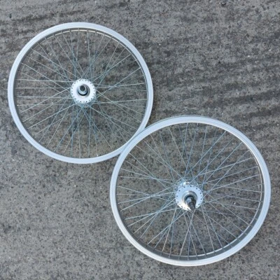 20" BMX Wheels - 48H Front/Rear | 3/8" or 14mm Axle Options | Mid/Old School - Image 1 of 4