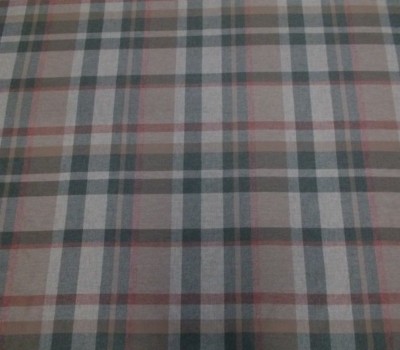 Zoffany Gardinenstoff 'GARRICK' 3,5 Meter (350cm) Salbei/Rost 100% Shetlandwolle