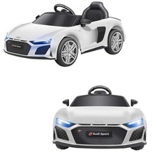 Auto Elettrica Audi R8 Spider Bianca Radiocomando 12 V 4,5 Ah Globo 42548