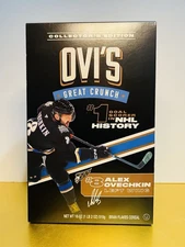 🟢 New Collectors Ovi’s Great Crunch Alex Ovechkin NFL Bran Flakes Cereal 18oz