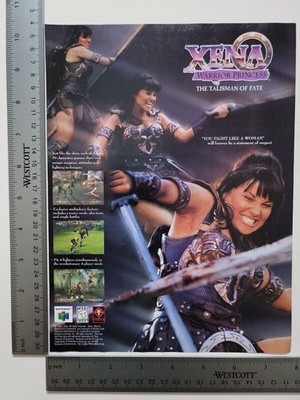 Xena Warrior Princes Tv Show Original Print Ad / Poster Game Gift Art
