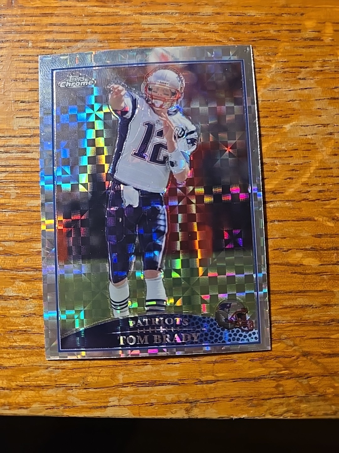 Tom Brady 2009 Topps Chrome - #TC70 --X-Fractor Refractor-SWeeT !!