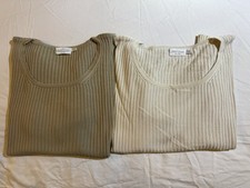 Franco Callegari Conjunto De 2 Camisas De Seda Manga Corta Mujer Talla XXL