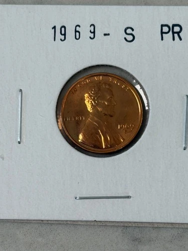 1969-S Lincoln Memorial Cent Proof — photo from the most recent tracked eBay sale