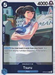 Tsuru OP06-051 Wings of the Captain Rare Foil One Piece TCG