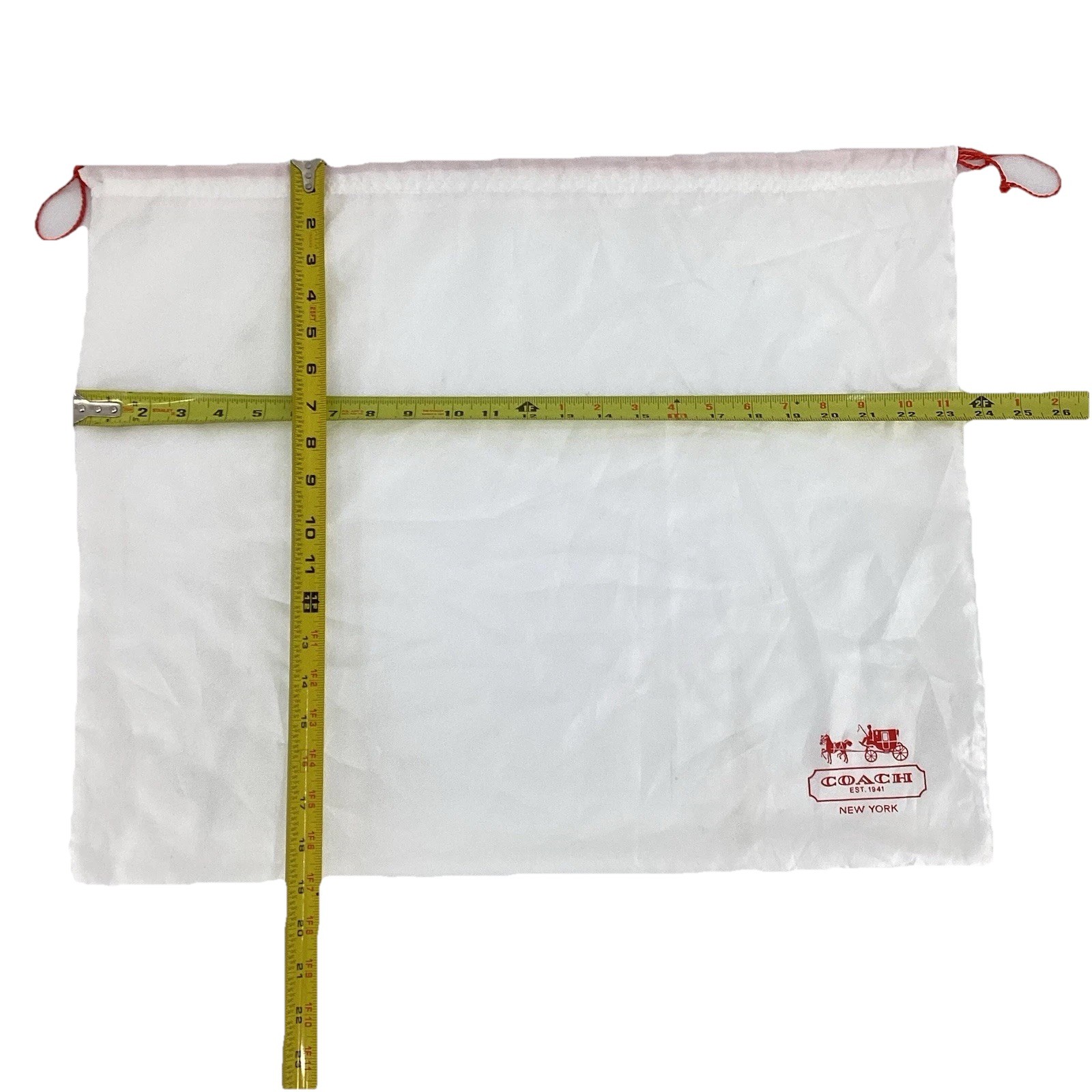 Coach Dust Bag Drawstring Storage Protector Cloth… - image 3