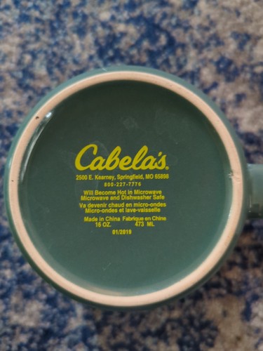 Cabela's Large Capacity Mug 16 Oz. Microwave/Dishwasher Safe - Picture 2 of 3