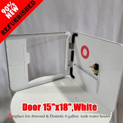 FOGATTI 15x18 inches RV Water Heater Door Replacement 6 Gal RV Water Heater Door
