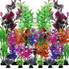 Aquarium Plants, Fish Tank Decoration Colorful Artificial Fish Tank Decorations