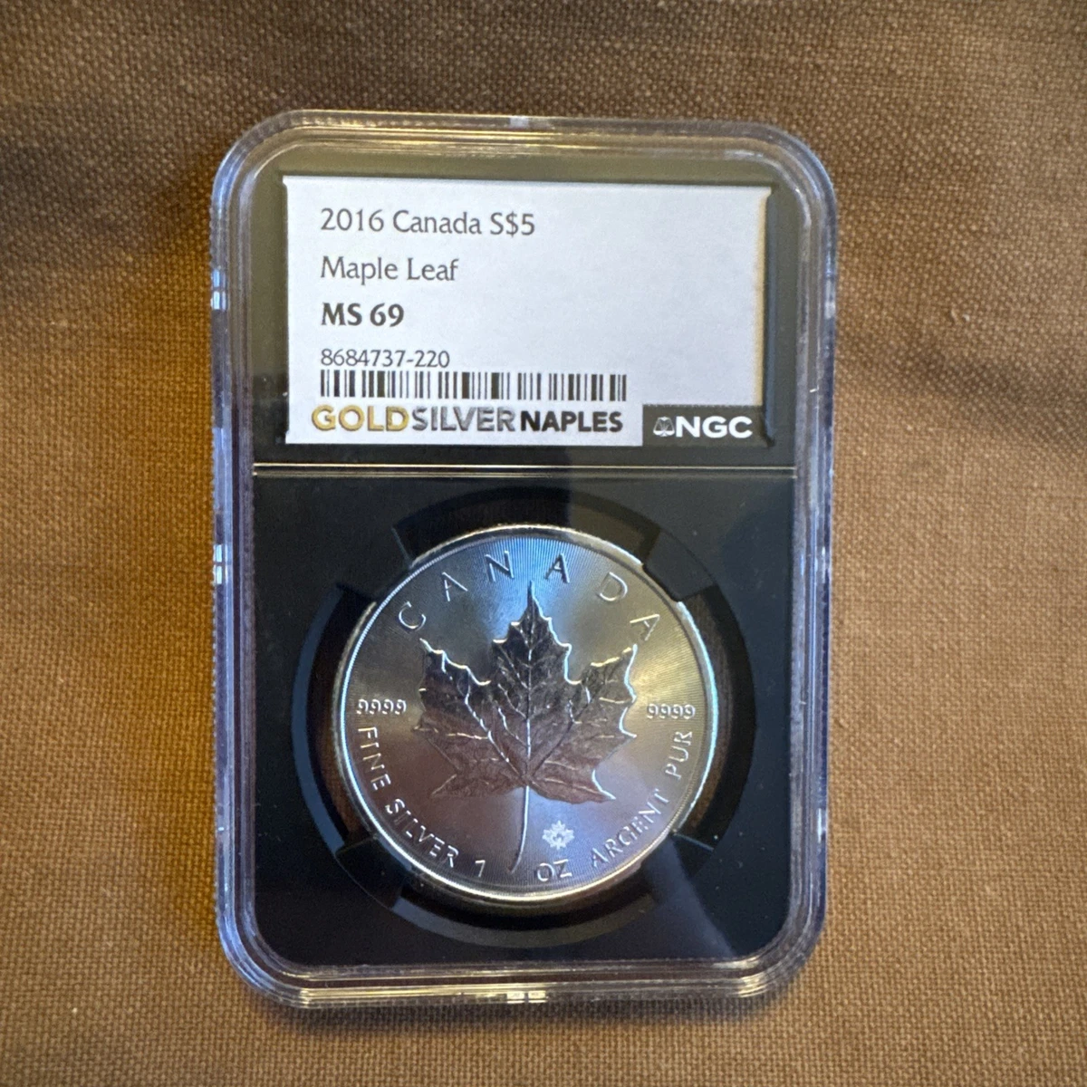 Canadian Maple Leaf NGC Grade MS 69 Silver Bullion Coins for sale