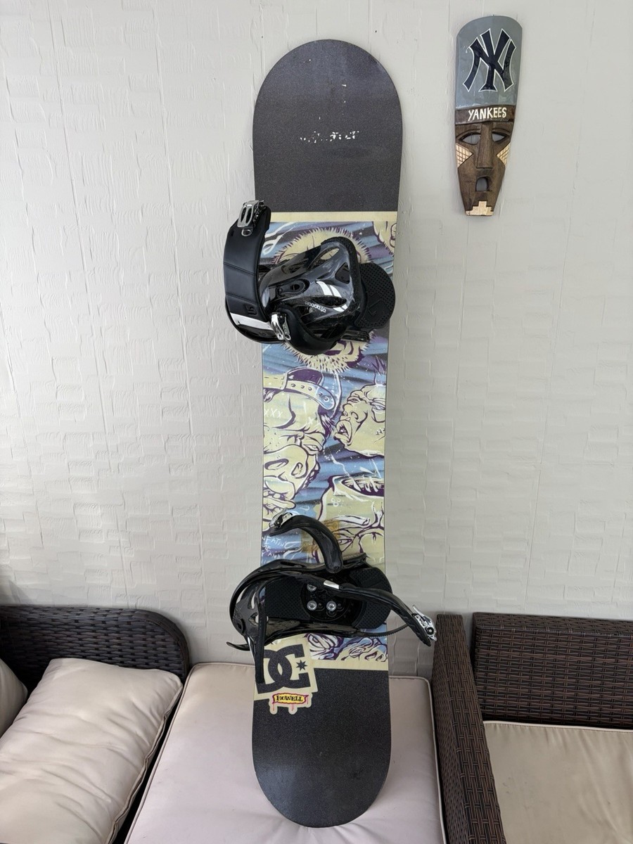 DC PBJ 157 Andy Howell Snowboard complete with Burton Freestyle