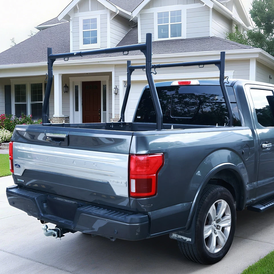 Adjustable Heavy Duty 46-71" Truck Ladder Rack Bed Universal Rack for Most Truck Foto 2 de 4