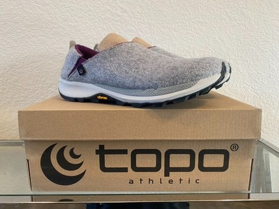 Topo Athletic Rekovr 2 Slipper Womens 8 Recovery Slip-Ons Gray Purple Vibram