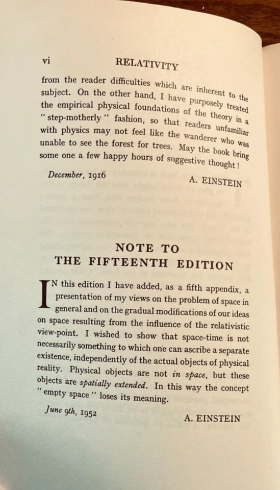 VTG Relativity: The Special & The General Theory, Einstein, University PB 1964 - Image 4 of 4