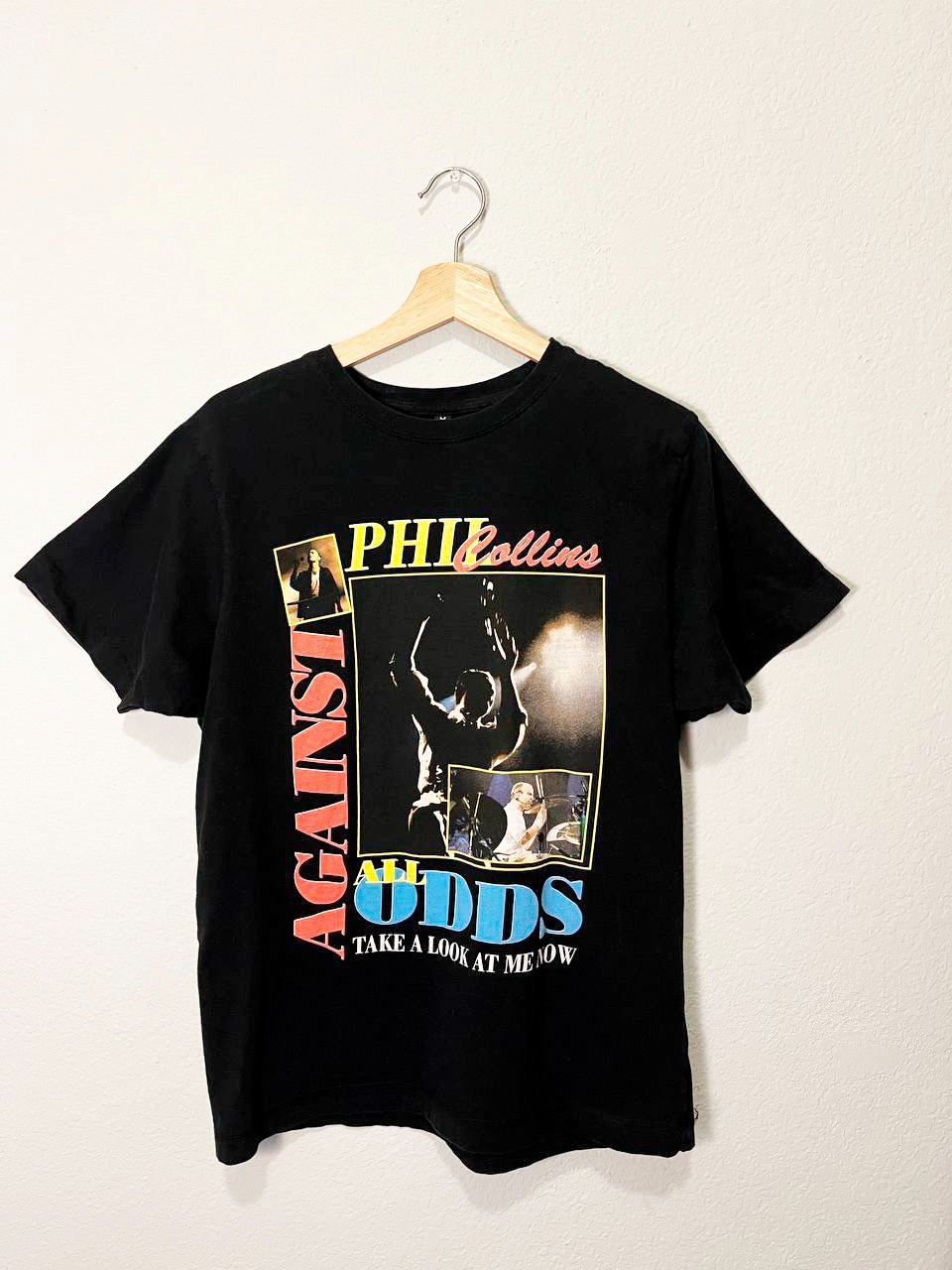 Phil Collins Still Not Dead Yet Tour 2019 T Shirt Medium Black Band Tee
