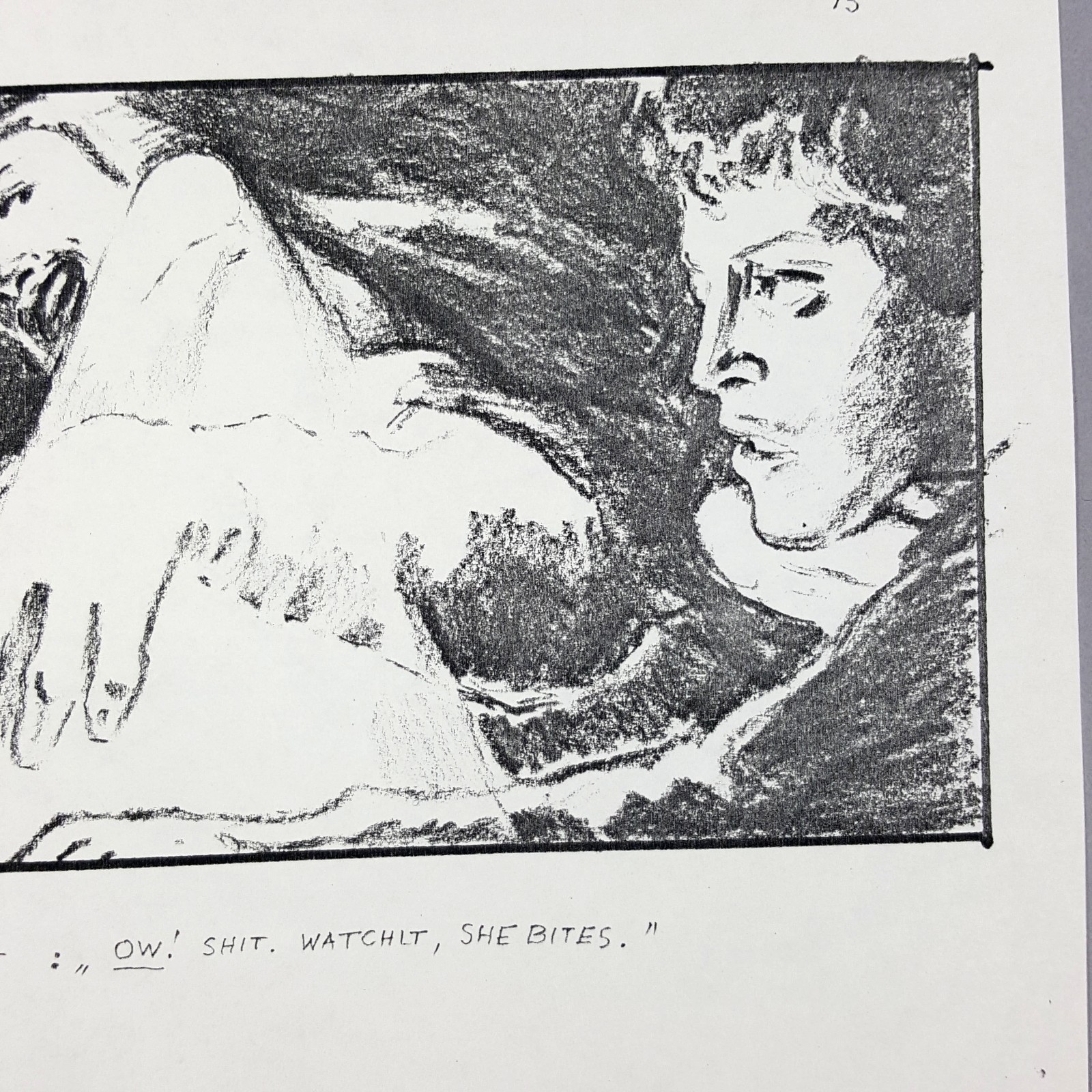 Image 5 of Aliens (1986) - Production Used Storyboard, Ripley, Hicks, Newt Bites Hicks