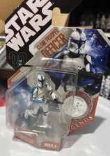 Star Wars 30th Saga Legends Blue Clone Trooper Officer 3.75 Figure Hasbro New