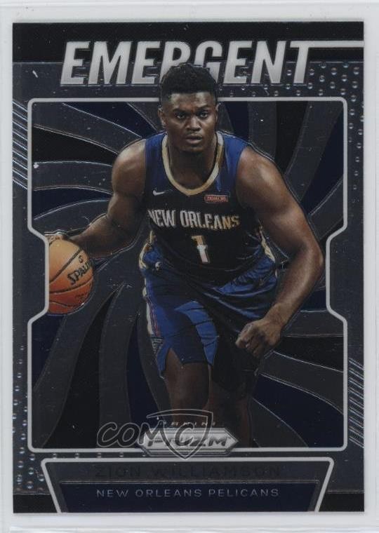 2019-20 Panini Prizm Emergent Zion Williamson #7 Rookie RC
