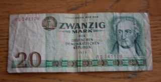 20 Mk.Staatsbank der DDR 1975.