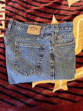 Signature Levi Strauss Mens 36x32 Jeans Blue Relaxed Fit Straight Stretch Denim