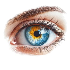 Human Eye Self Adhesive Sticker