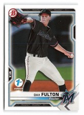 2021 Bowman 1st Edition Dax Fulton #BFE-32 Miami Marlins