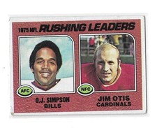 1976 Topps - O.J. Simpson, Jim Otis #203