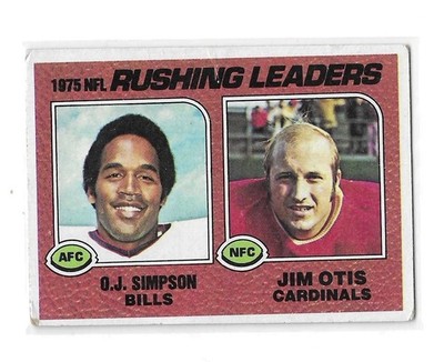 1976 Topps - O.J. Simpson, Jim Otis #203
