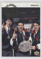 1992-93 Upper Deck Adrian Aucoin Martin Lapointe Tyler Wright #584 0e3