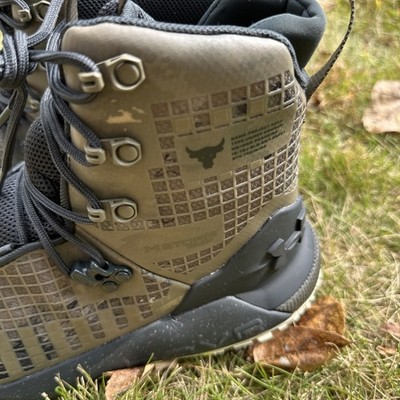 Under Armour HOVR Dawn WP 2.0 Camo Boots Men\'s Sz 8 Project Rock 3027739-300 UA UNDER ARMOUR Men HOVR Dawn WP 2.0 Project Rock Camo Boots  main image 2