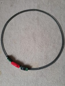 vintage tyco 11 piece track set with, Locomotive, southern tender, & caboose
