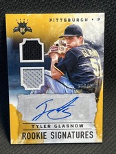 2017 Panini Diamond Kings Tyler Glasnow Dual Patch Rookie Signatures 267/299