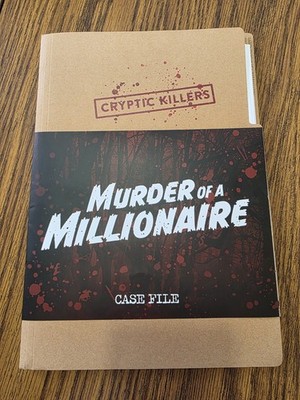 Cryptic Killers: Murder Of A Millionaire Game Strategy Game Night 