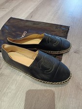 Chanel Lambskin Espadrilles Size 39