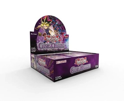 YuGiOh Chaos Origins Booster Box 24 Packs Konami English SHIPS 7/3